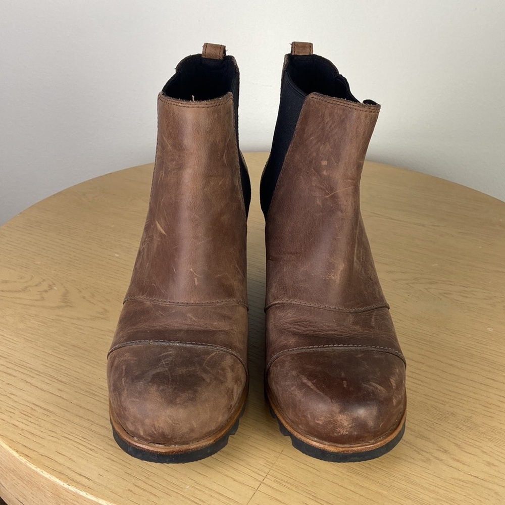 Sorel Joan of Arctic Lea Wedge Ankle Boot Womens 8.5 Snow Winter Outdoors Bootie - Picture 2 of 8